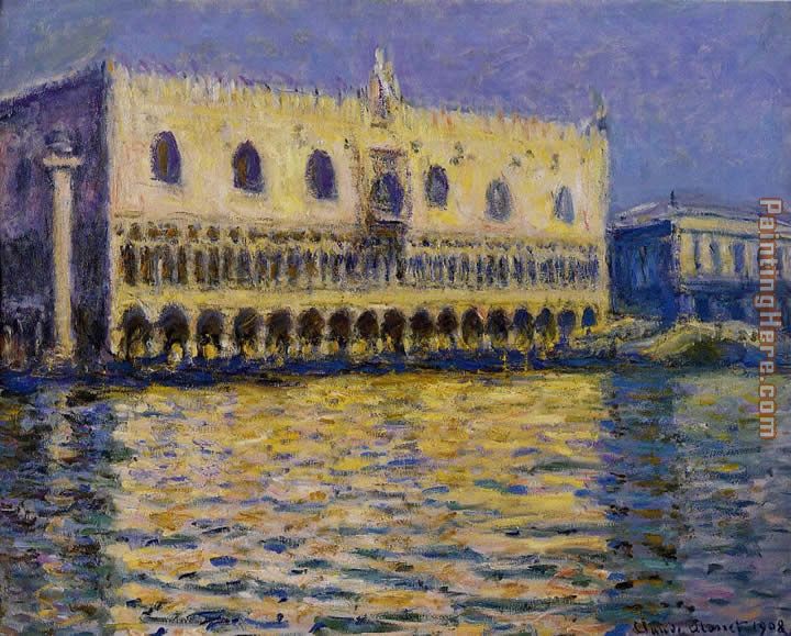 The Palazzo Ducale painting - Claude Monet The Palazzo Ducale art painting